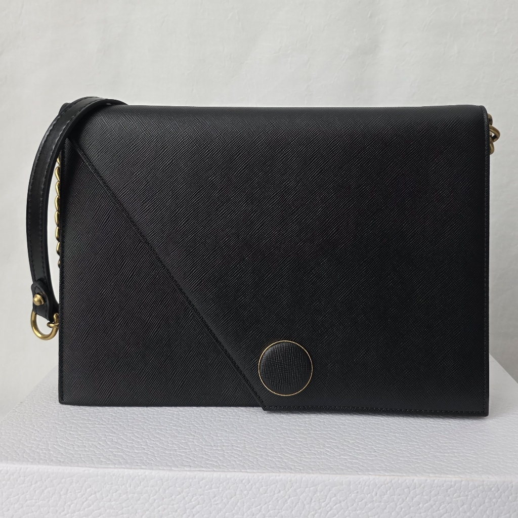 Auth Ysl Yves Saint Laurent Clutch To Crossbody Bag
